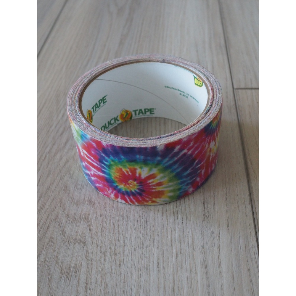 Duck Brand Tie Dye Multicolor Adhesive Duct Tape Psychedelic Crafting Good OS